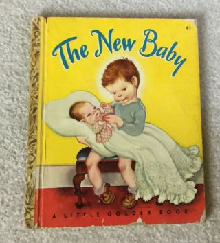 The Baby Little Golden Book Vintage 1948 1st Edition Illust.  Eloise Wilkin