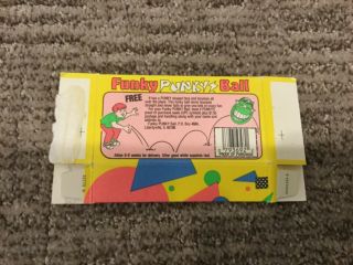 Vintage 1986 Willy Wonka’s Punkys Candy Box