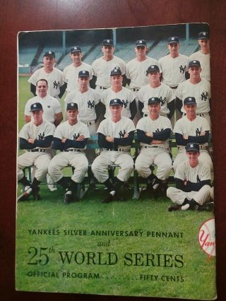 1960 World Series Program - York Yankees vs Pittsburgh Pirates 2