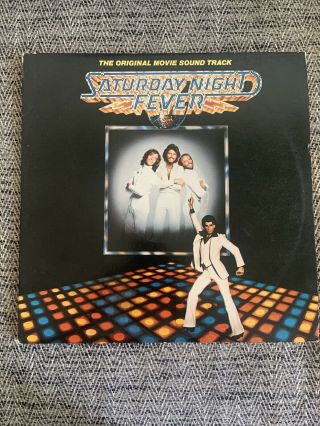 Vtg Saturday Night Fever Vinyl Record Double Album 1977 The Bee Gees