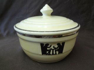 Hall Vintage Silhouette Grease / Drip Jar With Lid