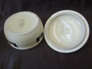 HALL VINTAGE SILHOUETTE GREASE / DRIP JAR WITH LID 2