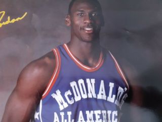 Michael Jordan,  Mcdonalds All American Poster.  16 Yrs Old