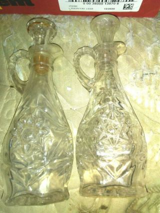 Set Of Vintage Vinegar And Oil Dispensers