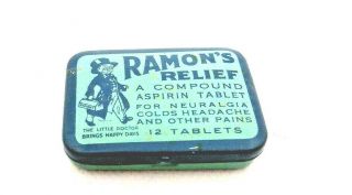 Vintage Medicine Tin,  Ramon 