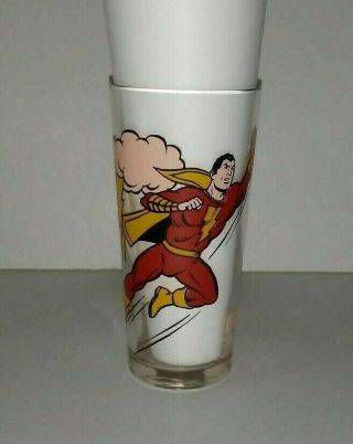 Shazam Vintage Pepsi Collector Series Drinking Glass DC Comics - 1978 Hero 3