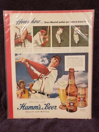 Gorgeous 1949 Stan Musial Hamm 
