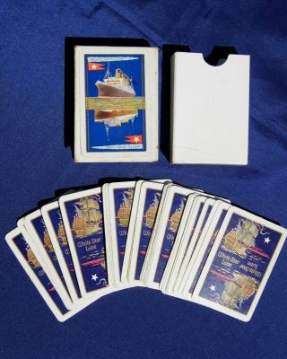White Star Line Rms Majestic - Era Souvenir Playing Cards