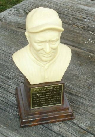 Baseball Hall Of Fame Bust Ty Cobb Detroit Tigers 1963 Vintage L@@k