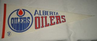 Wha Alberta Oilers Vintage Defunct Rare 1970 