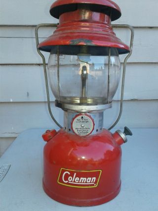 Vintage 11 - 1958 Coleman Lantern Model 200a Sunshine Of The Night Complete