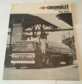 1963 Chevrolet Trucks Diesel U80,  D60,  E80,  D60 - H Models Sales Brochure & Specs