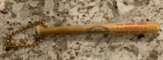 Vintage 1959 Chicago White Sox World Series Souvenir Mini Key Chain Bat Rare