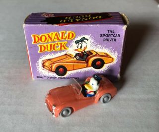 Vintage Marx Elm Walt Disney Donald Duck The Sportcar Driver Triumph Toy Empire