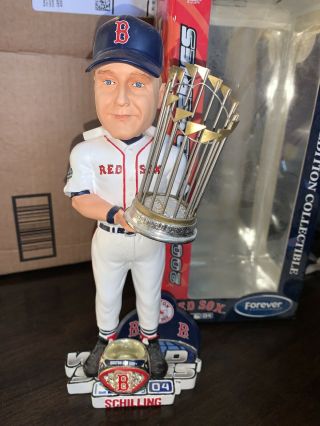 Curt Schilling 2004 Forever Collectibles Bobblehead World Series Red Sox Champs