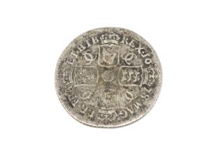 Old Antique Charles Ii C1678 Sterling Silver Coin 23374