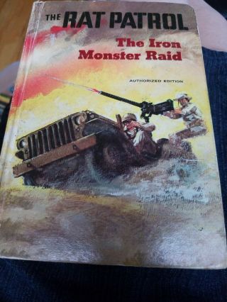 Vintage 1968 The Rat Patrol The Iron Monster Raid By Edmonds Ill.  By Lowenbein