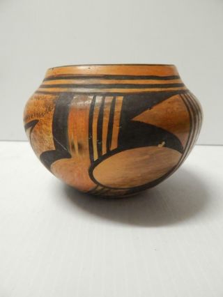 Antique Vintage Hopi Pueblo Indian Olla Form Pot Pottery Jar Classic Form