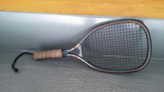 Vintage Dp For Life Grphatie Comp.  Racketball,  Racket.  3 1/8 Inch,  With Case.