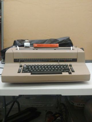Vintage Ibm Selectric Ii Correcting Electric Typewriter - Tan Repair Parts