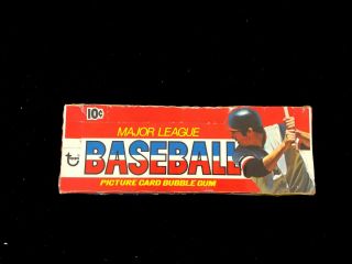 1976 Topps Baseball Wax Box Empty