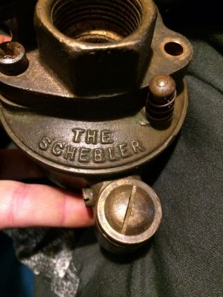 Antique Vintage Schebler Carburetor Pat Oct 14 1902 (hit Miss Engine Model D?)