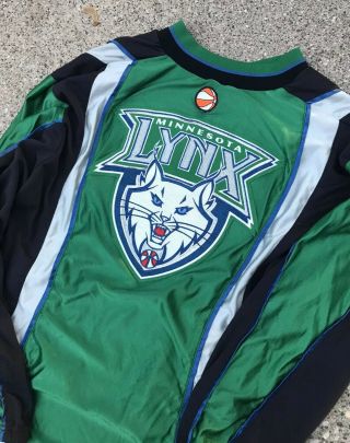 Vintage 90’s Minnesota Lynx Player Issued Game Worn Warm Up Jacket By Champion