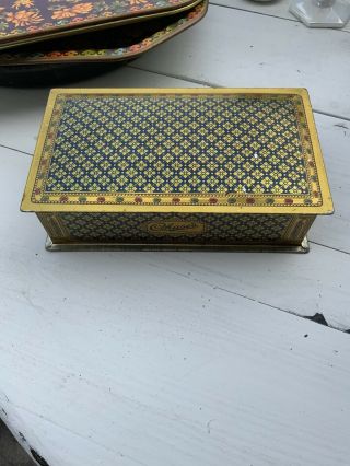 Vintage Chocolates Tin Box Chase’s Canco Weighted Cover 2