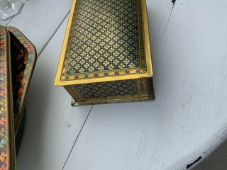 Vintage Chocolates Tin Box Chase’s Canco Weighted Cover 3