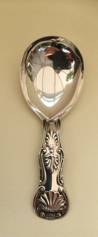 Newcastle Silver Caddy Spoon H/m Newcastle 1846 Maker Clement Gowland