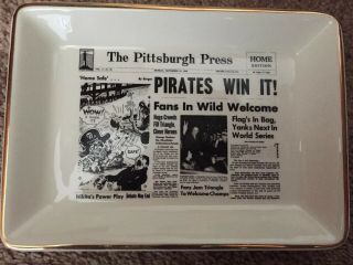 Pittsburgh Pirates 1960 Pennant - Winning Ceramic Commemorative Plate,  Mlb