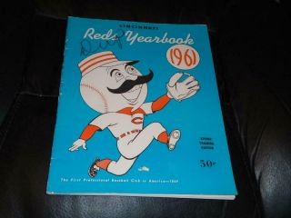 1961 Cincinnati Reds World Champs Baseball Yearbook Spring Training Edition