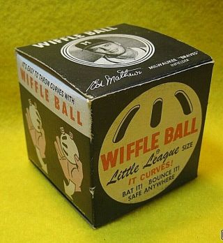 Eddie Mathews Wiffle Ball Little League (mini) Size,  Milwaukee Braves