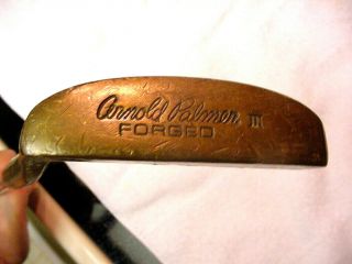 Vintage Arnold Palmer Iii 3 Forged Brass Putter Rh 35”