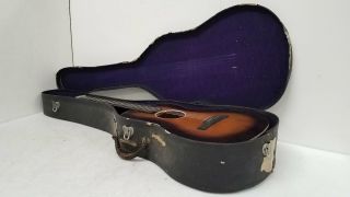 Vintage Oahu Square Neck Acoustic Guitar,  Case