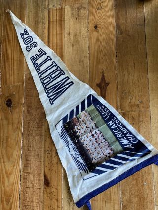 Chicago White Sox MLB American League Champions 1959 Pennant stained And Bent 2