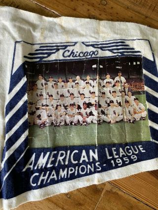 Chicago White Sox MLB American League Champions 1959 Pennant stained And Bent 3