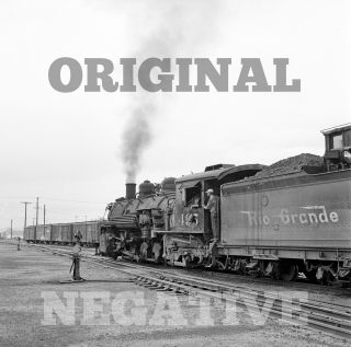 Orig 1957 Negative - Denver & Rio Grande Western D&rgw 495 Alamosa Co Colorado
