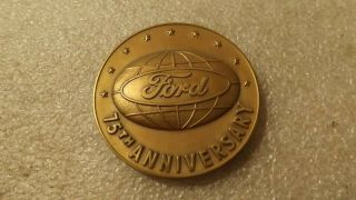 1978 Ford Diamond Jubilee 75th Anniversary Bronze Medallion 2