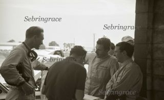1964 Sebring Race - Dan Gurney,  Graham Hill & Jim Clark - 2 Orig Negs (348 & 349)