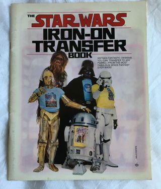 Vintage Star Wars Iron - On Transfer Book 1977 (12 Of 16)