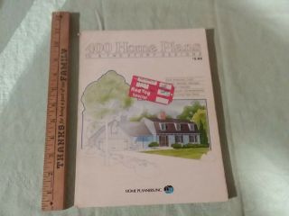 Vintage Home Planners Inc Book 400 House Plans 1 1/2 & 2 Story 1200 Illustration