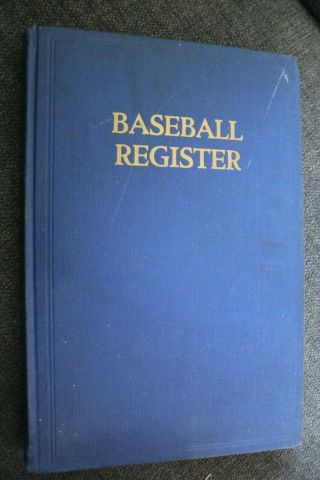 1940 Sporting News Baseball Register: Game’s 400 Book - Mlb - Ty Cobb Hardcover