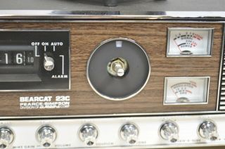 Vintage Bearcat 23c Base Station CB Radio and Mike - Turns on - 2