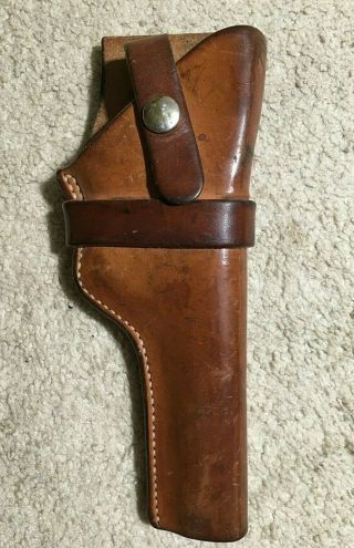 Vintage George Lawrence Co Leather Holster - 25 22 A,  4 - 1/2 -