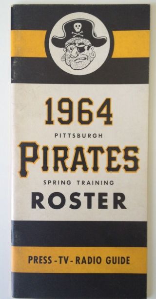 1964 Pittsburgh Pirates Baseball Media Guide