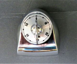 True Vintage Bengt Ek Design Kitchen Timer Aluminium Heavy,  Swedish,  No.  240795620