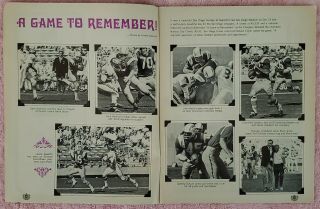 1967 AFL Football Program San Diego Chargers vs Miami Dolphins San Diego Stadium 3