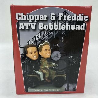 Vintage Atlanta Braves Chipper And Freddie Atv Bobble Head