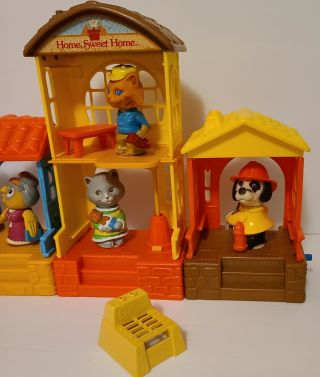 Vintage Mattel Hub - Bubs Happy Hollow Pre School Toy Play Set